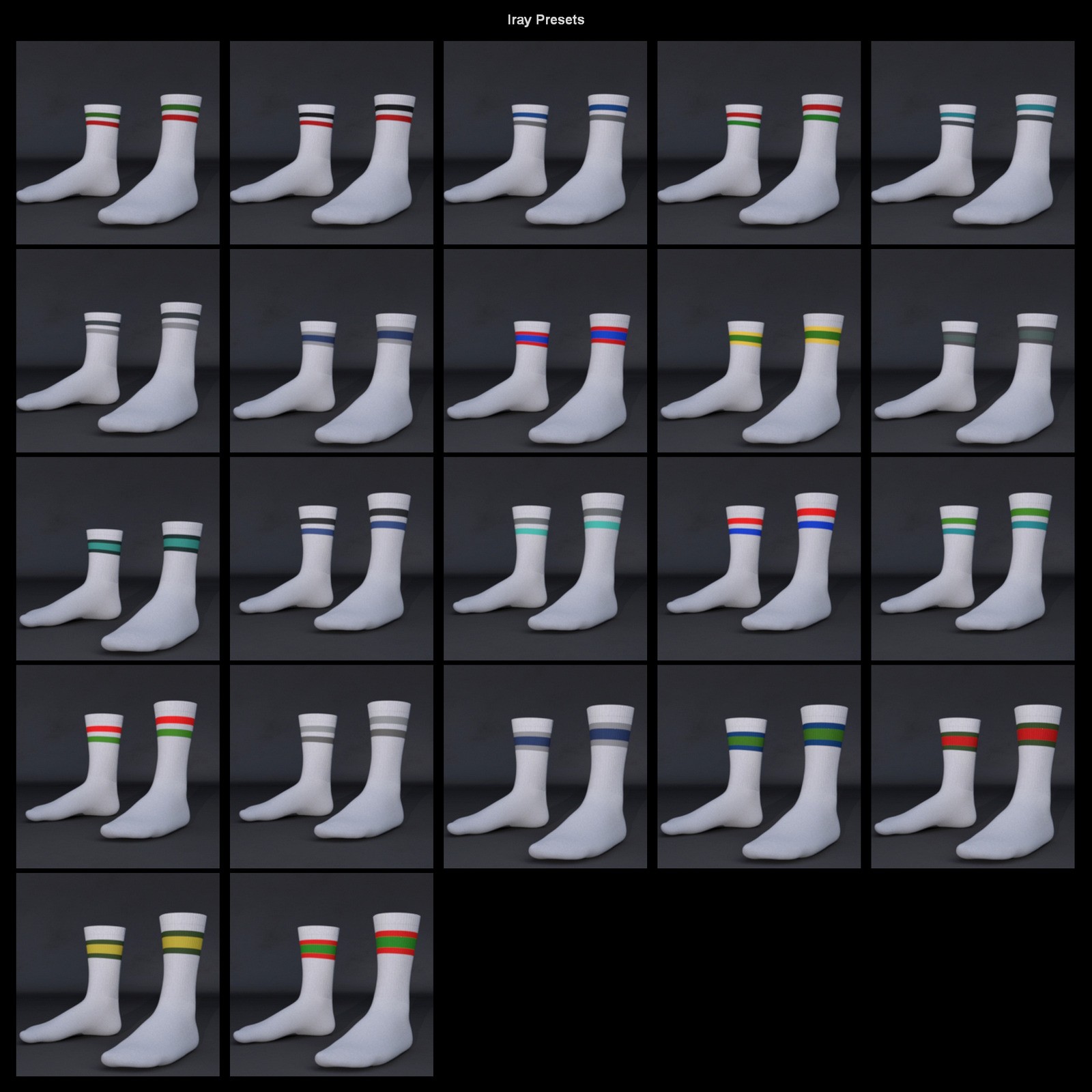 Urban Styles Socks Add On for dForce Intimates for Genesis 9 by N/A