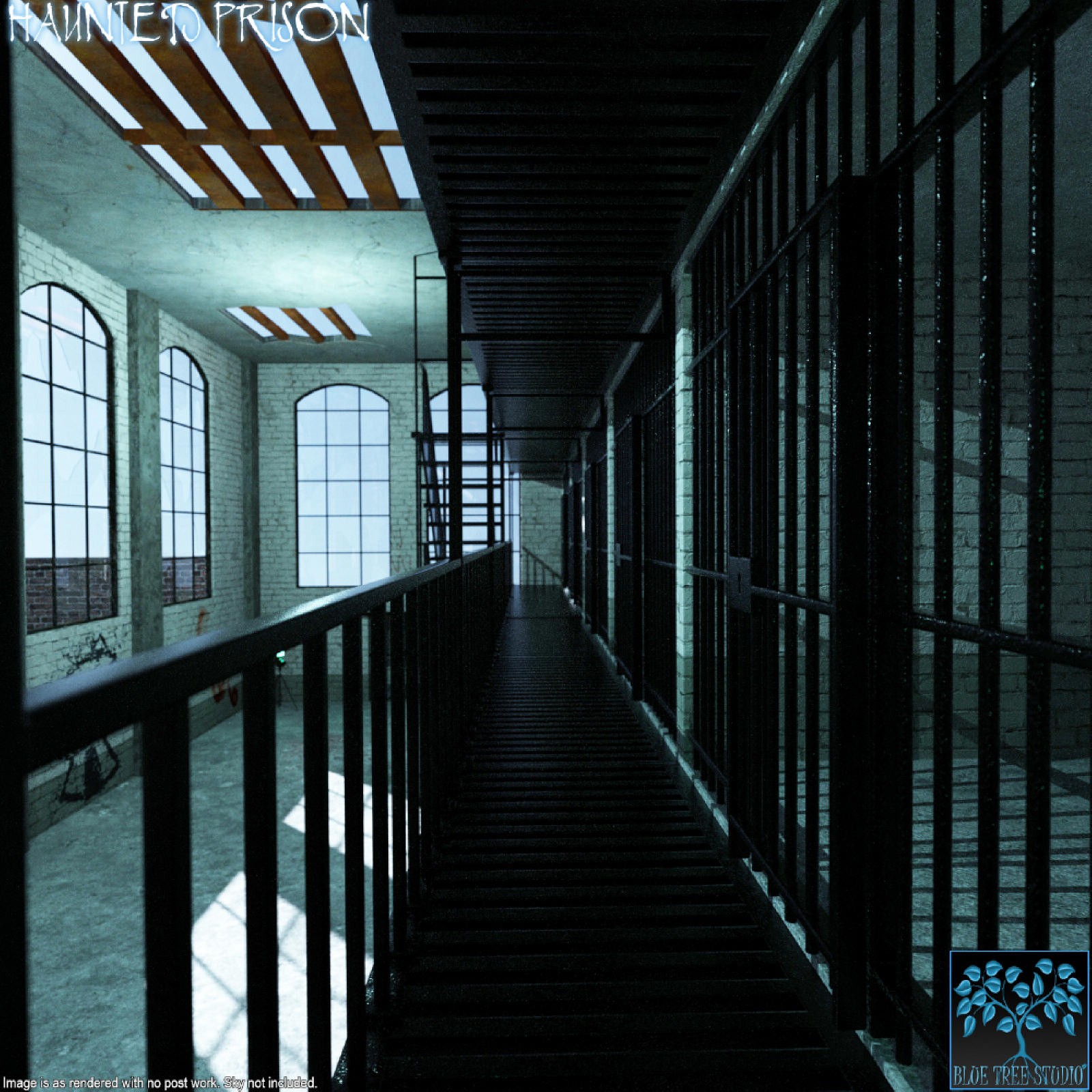 Haunted Prison for Daz Studio by N/A