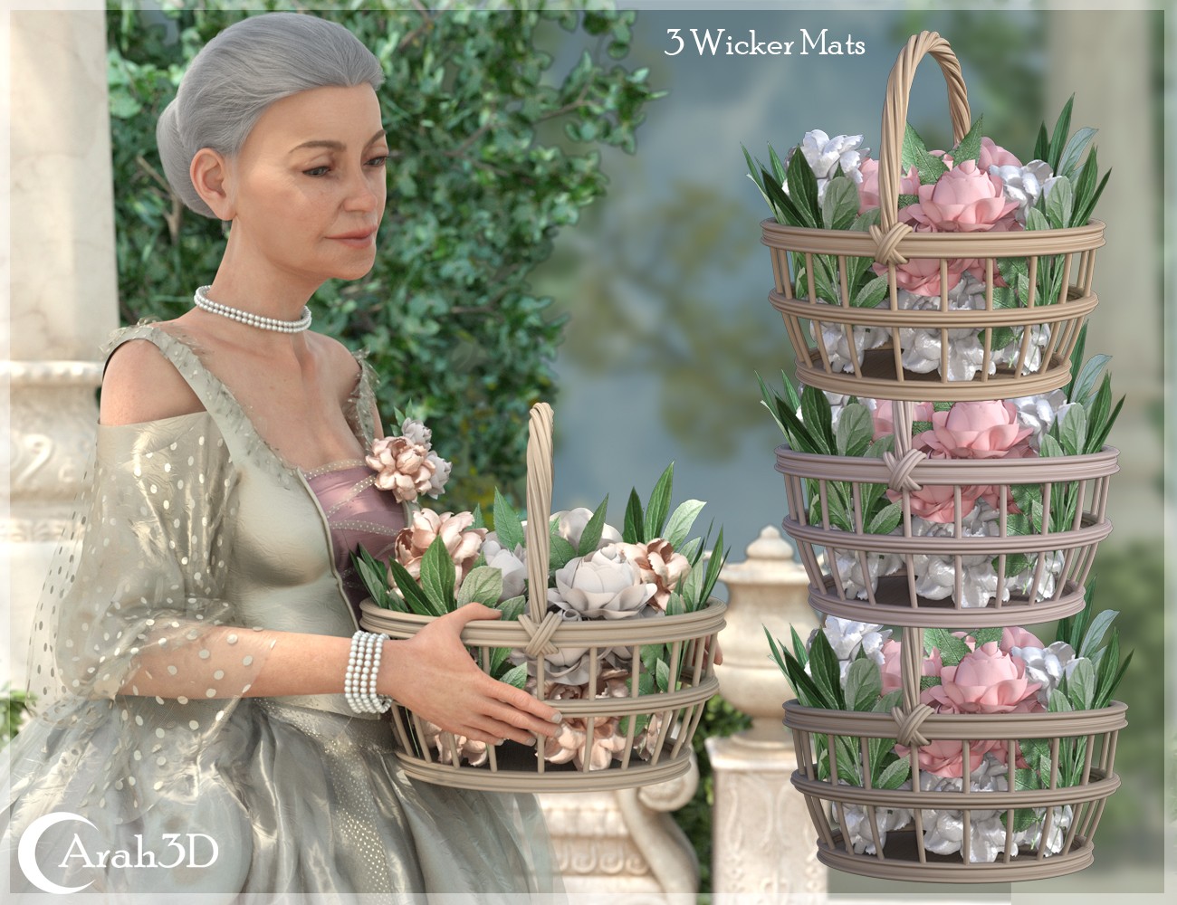 Arah3D Pastoral Summer D-force Outfit for G8F by N/A