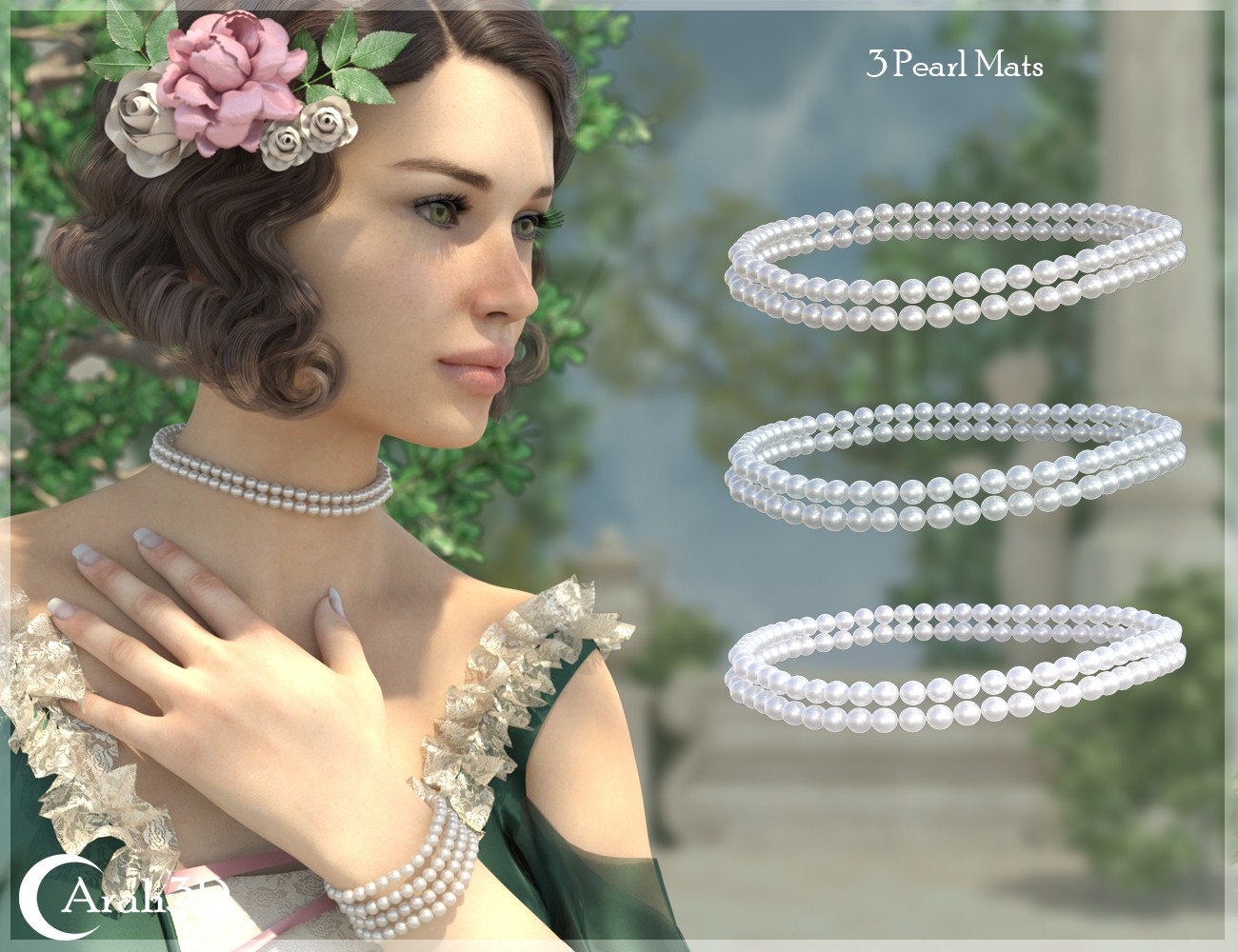 Arah3D Pastoral Summer D-force Outfit for G8F by N/A