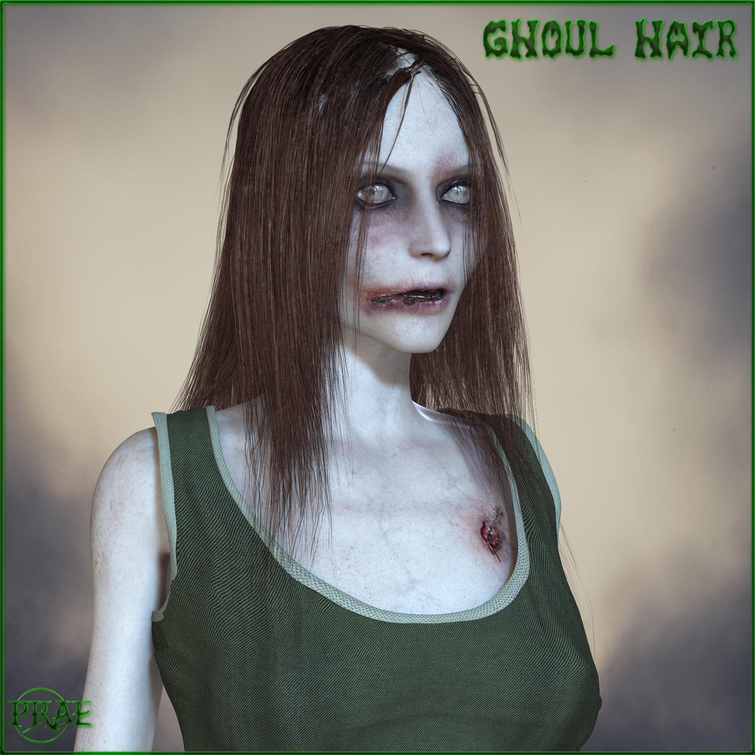 Prae-Ghoul Hair For La Femme Poser by N/A