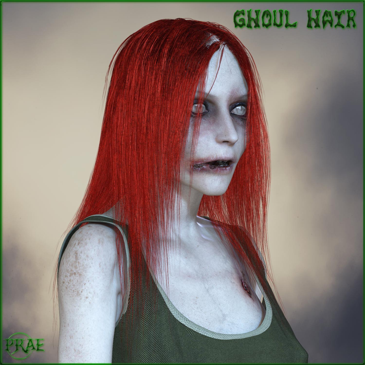 Prae-Ghoul Hair For La Femme Poser by N/A