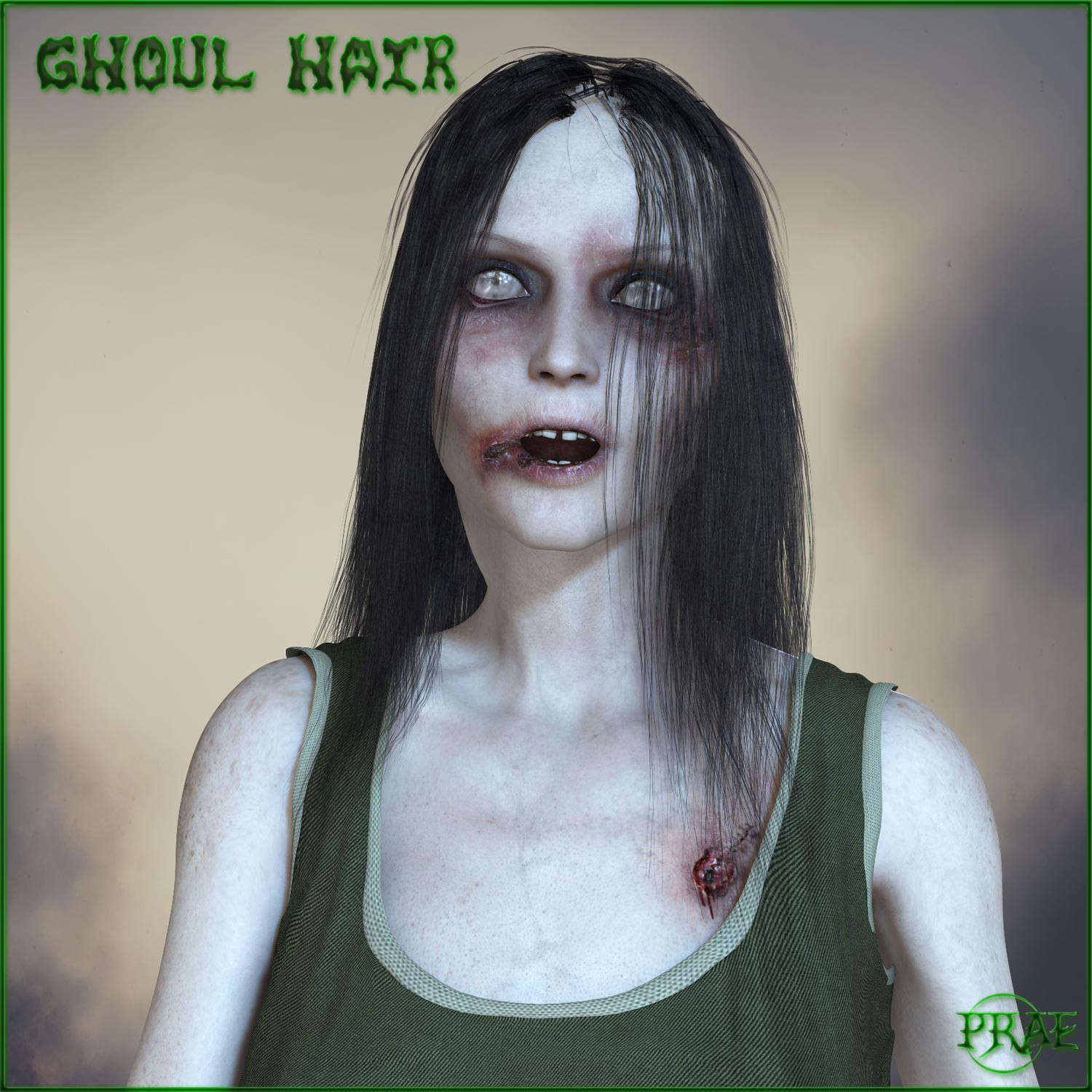 Prae-Ghoul Hair For La Femme Poser by N/A