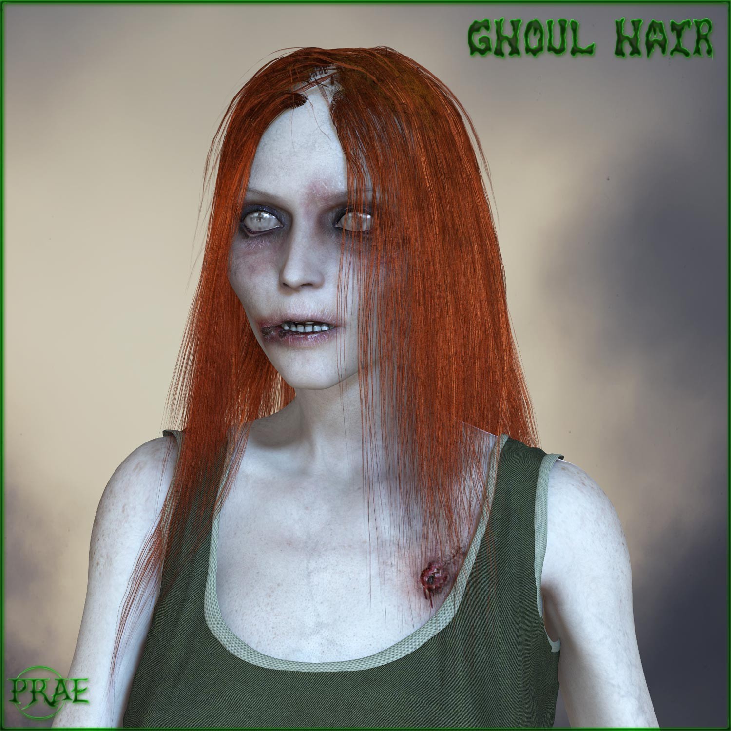 Prae-Ghoul Hair For La Femme Poser by N/A
