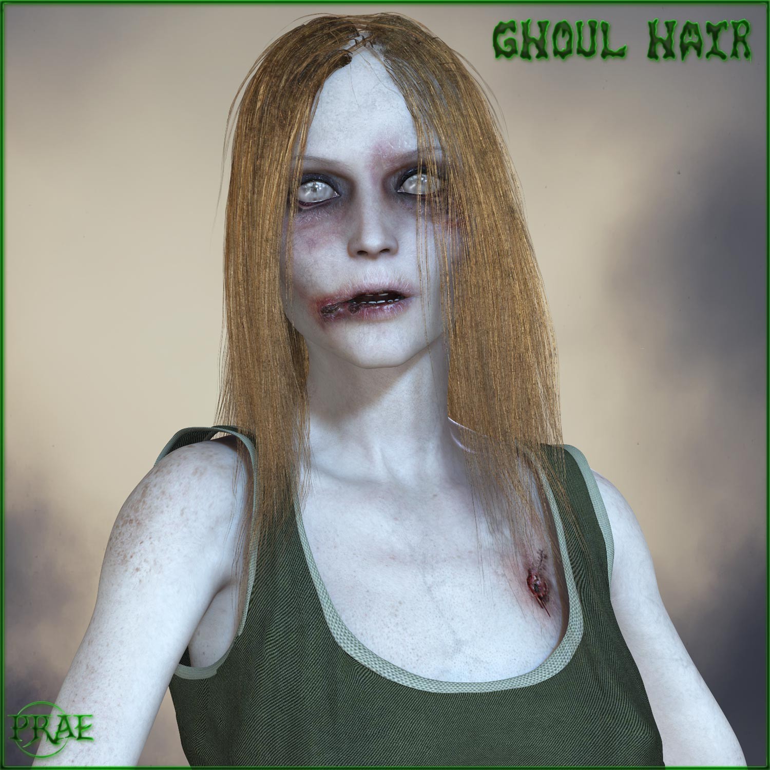 Prae-Ghoul Hair For La Femme Poser by N/A