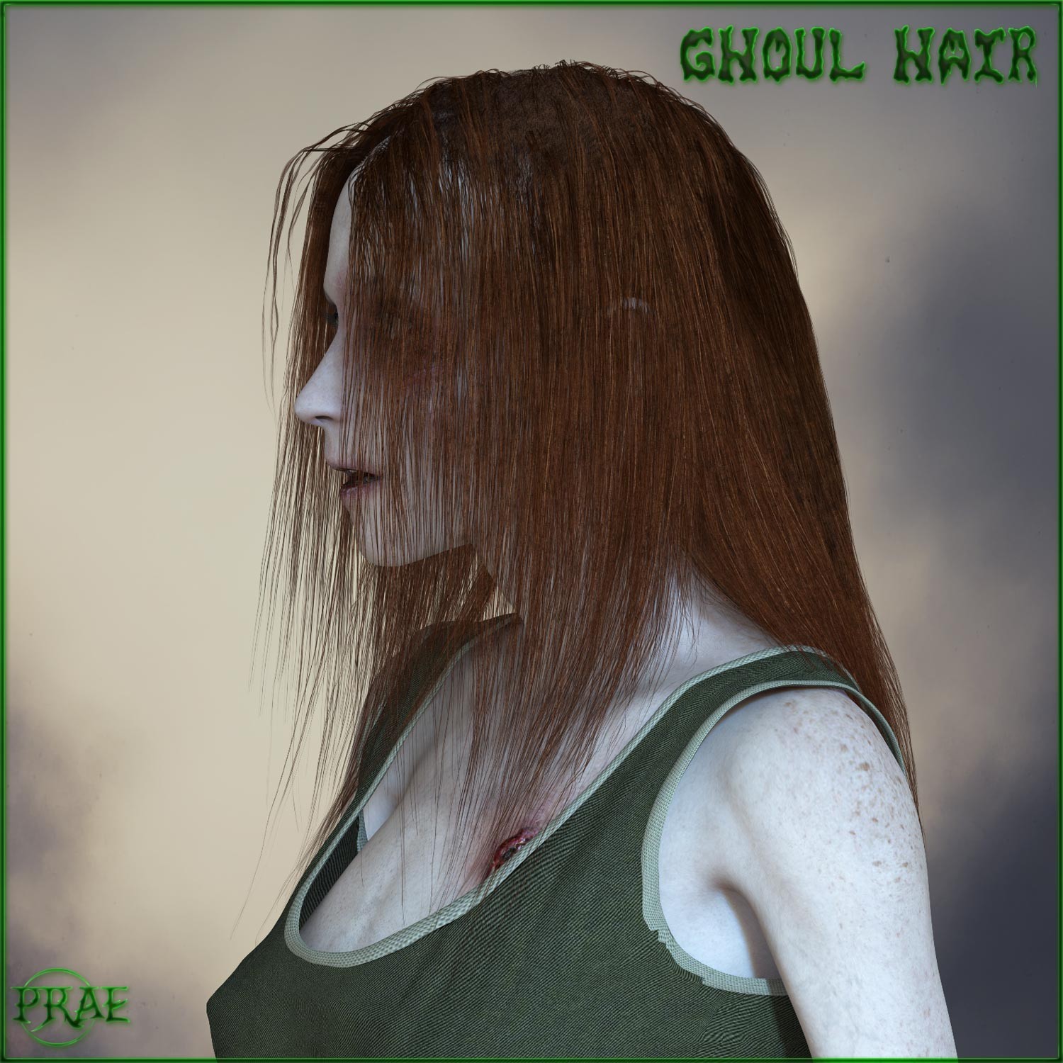 Prae-Ghoul Hair For La Femme Poser by N/A