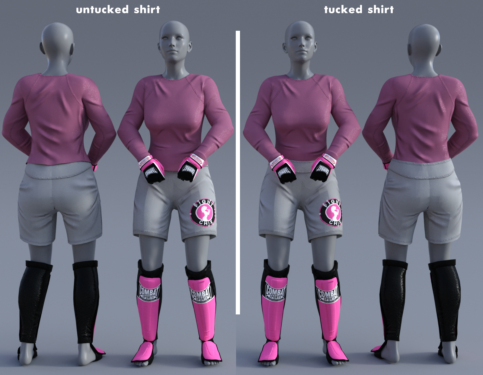 MMA Outfit for Genesis 8 & 9 Female by N/A