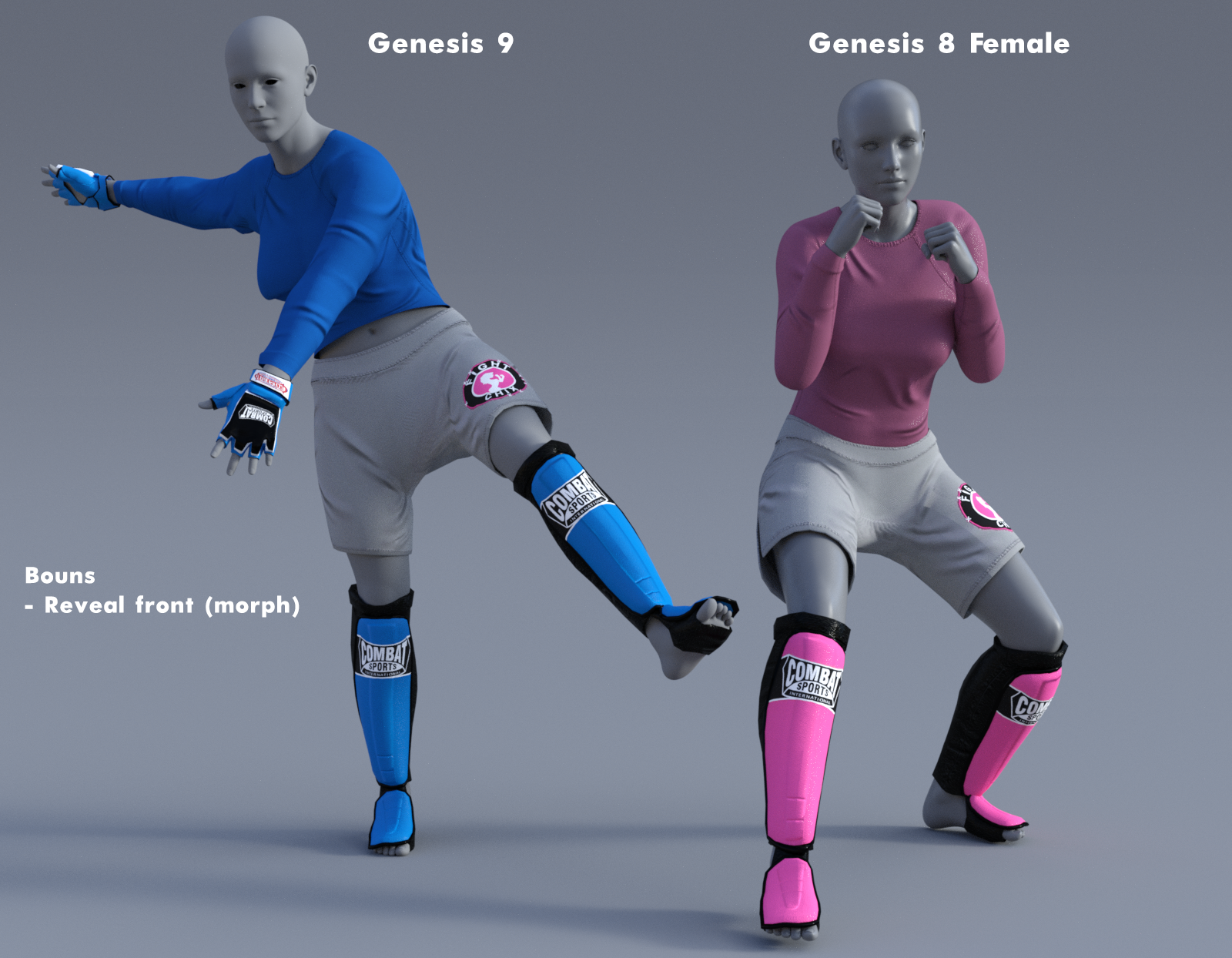 MMA Outfit for Genesis 8 & 9 Female by N/A