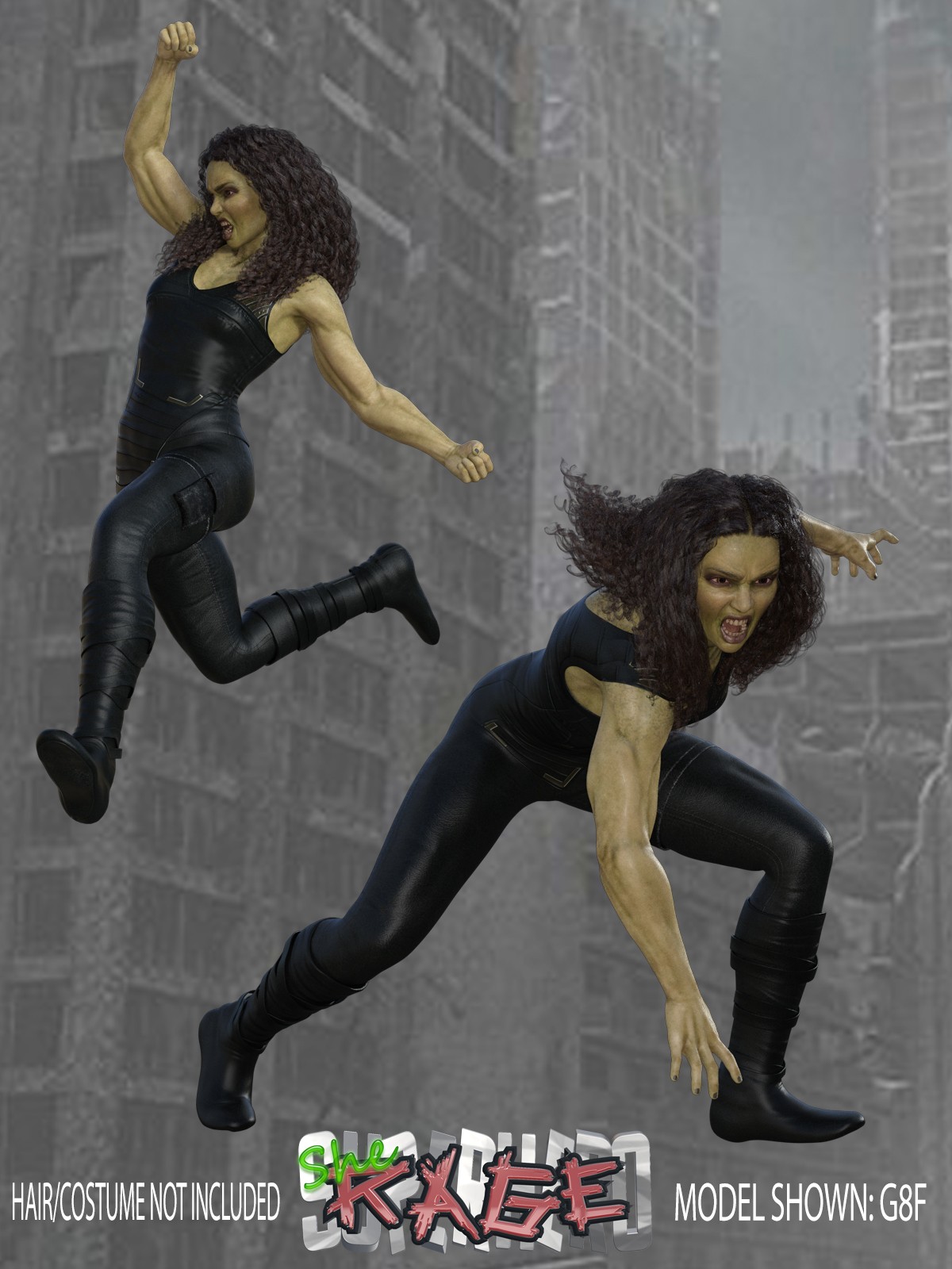 SuperHero She-Rage for G8F Volume 3 by N/A
