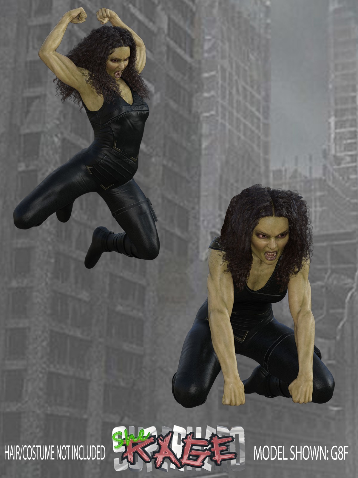 SuperHero She-Rage for G8F Volume 3 by N/A