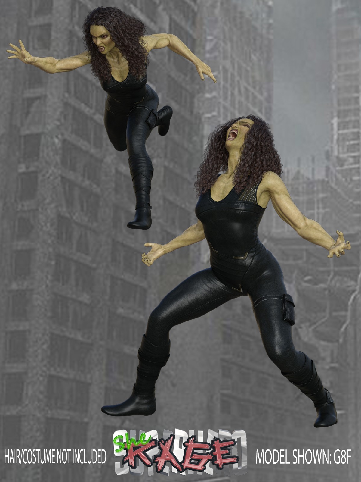 SuperHero She-Rage for G8F Volume 3 by N/A