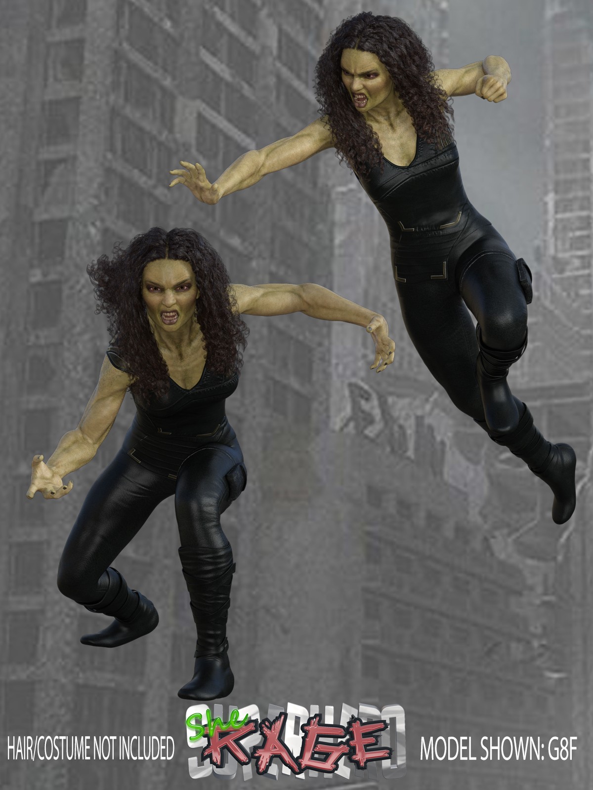 SuperHero She-Rage for G8F Volume 3 by N/A