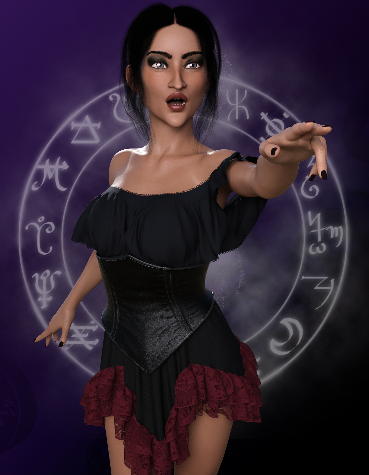 Itty Bitty Witch for Genesis 8.1 by N/A