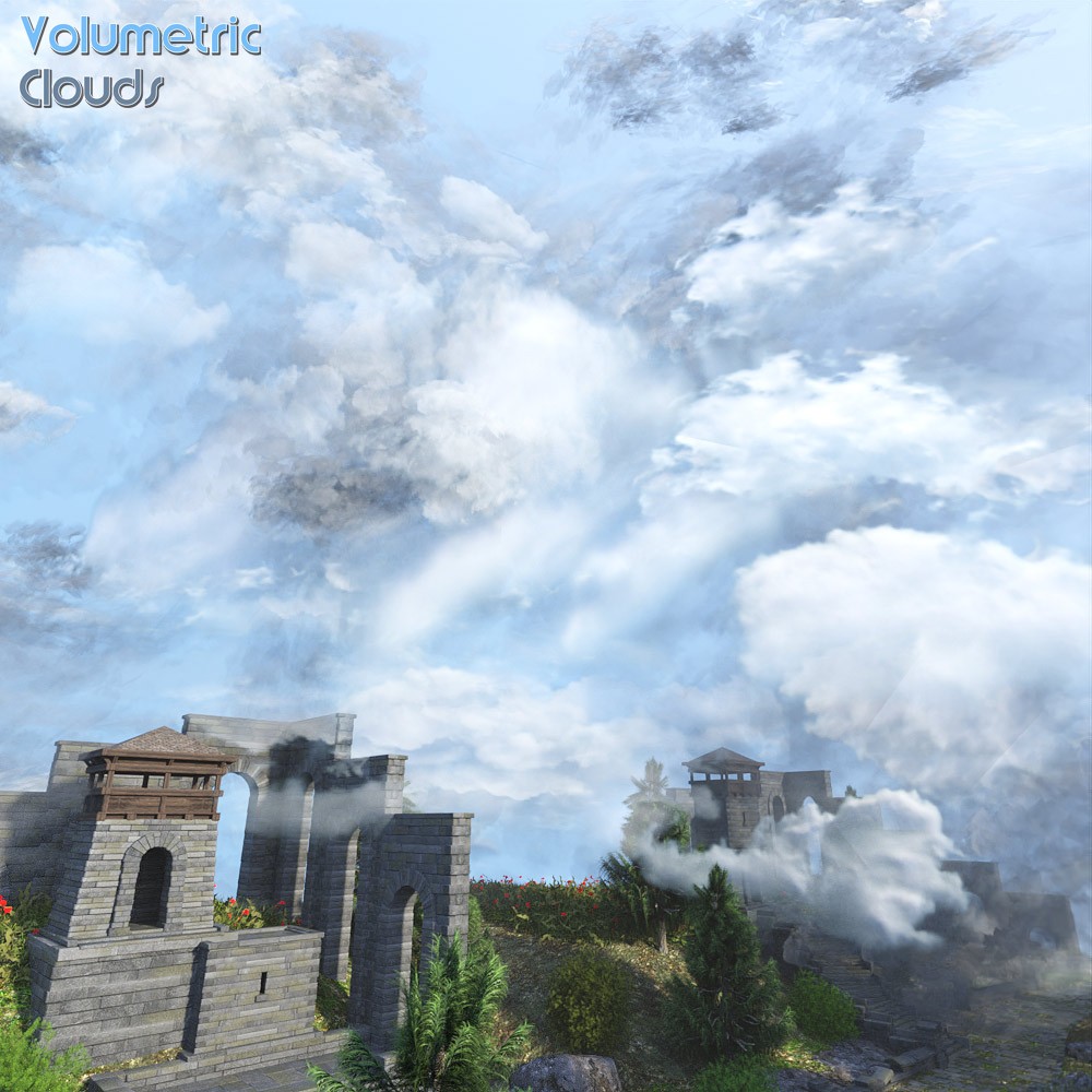 Volumetric Clouds for Daz Studio by N/A