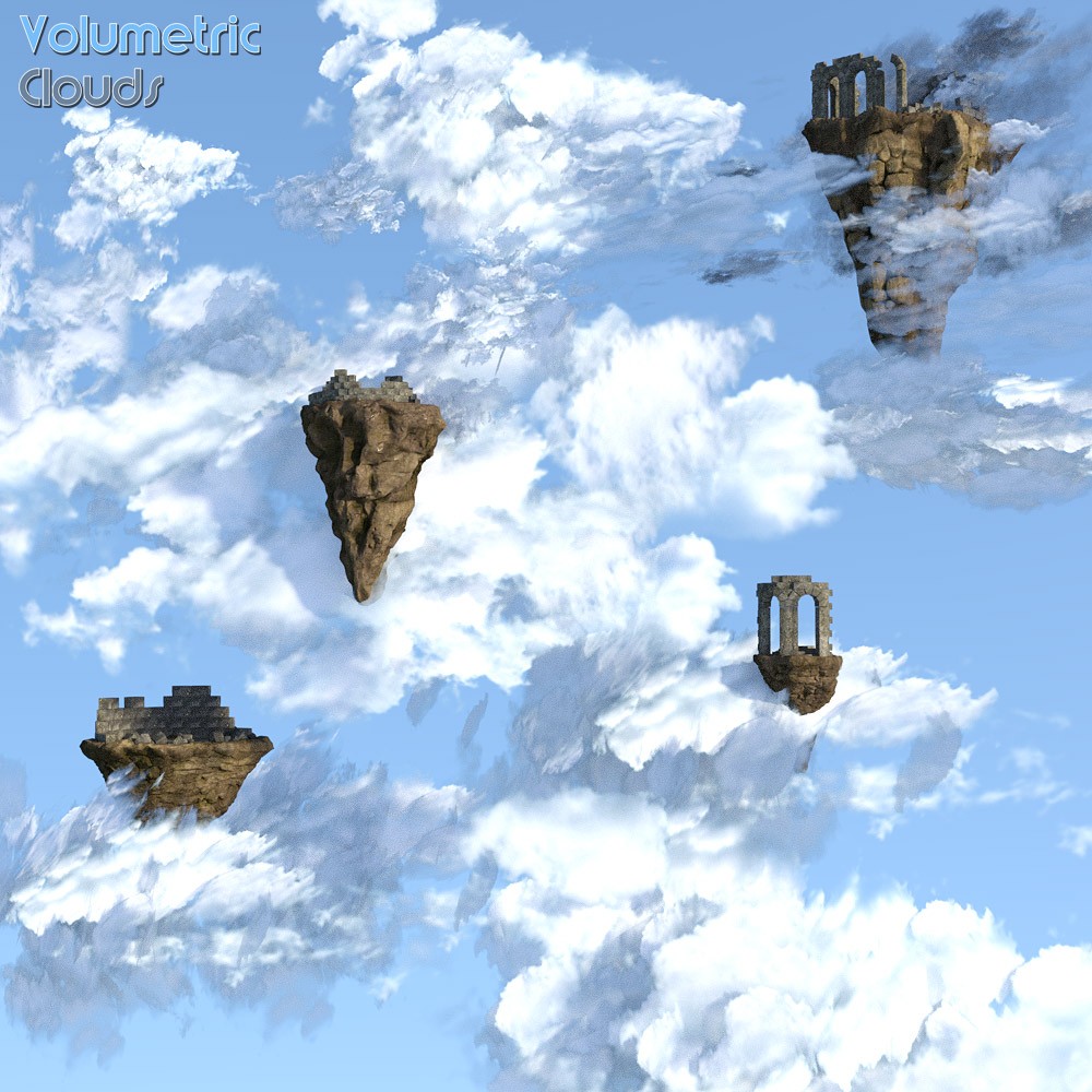 Volumetric Clouds for Daz Studio by N/A