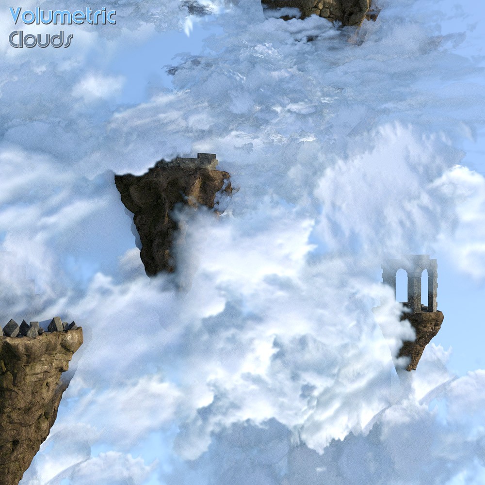 Volumetric Clouds for Daz Studio by N/A