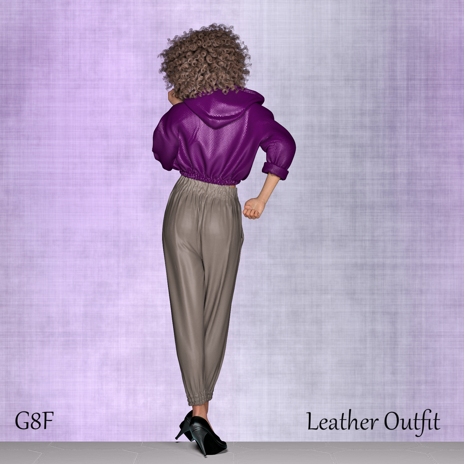 Leather Outfit for Genesis 8 and 8.1 Females by N/A