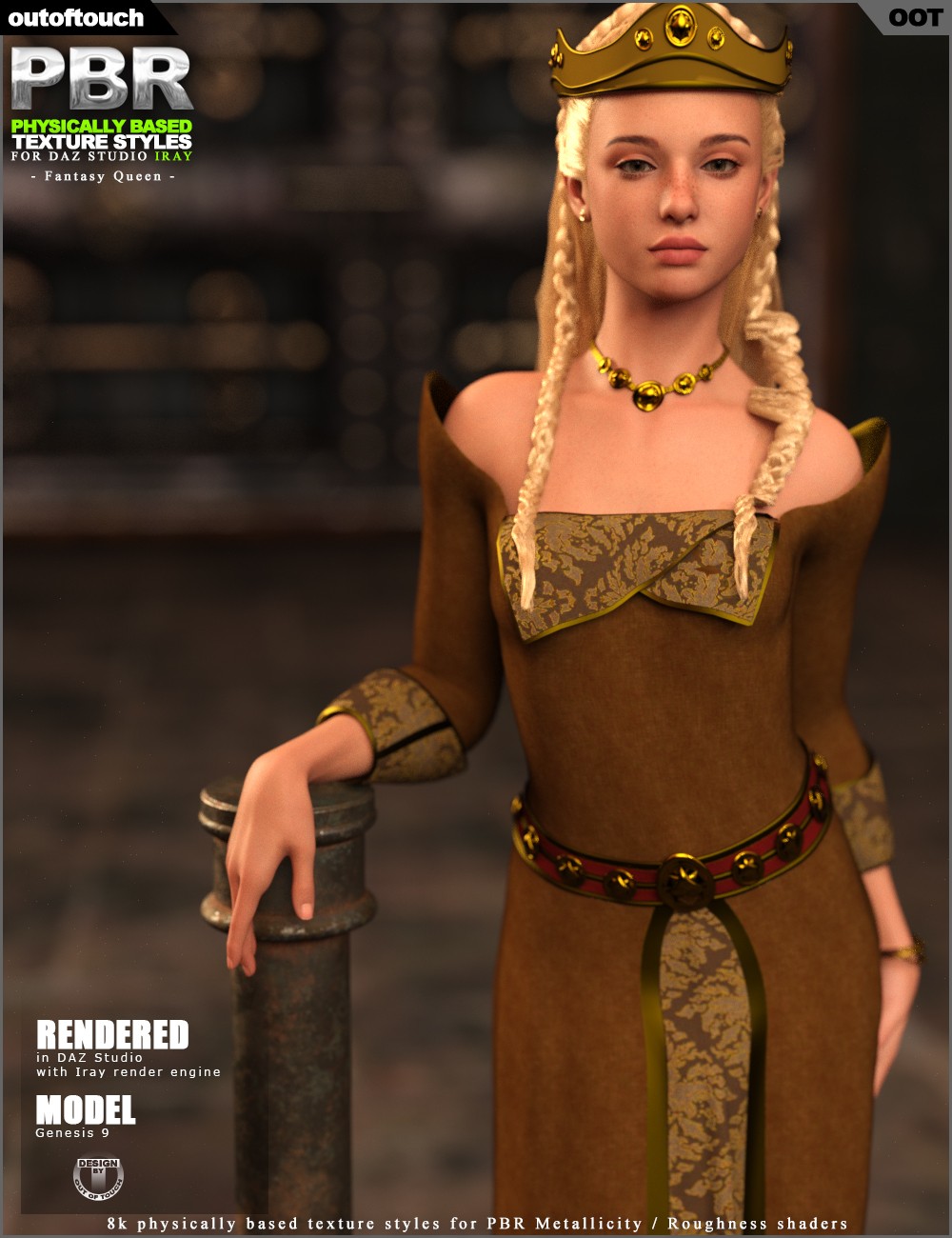 OOT PBR Texture Styles for Fantasy Queen by N/A
