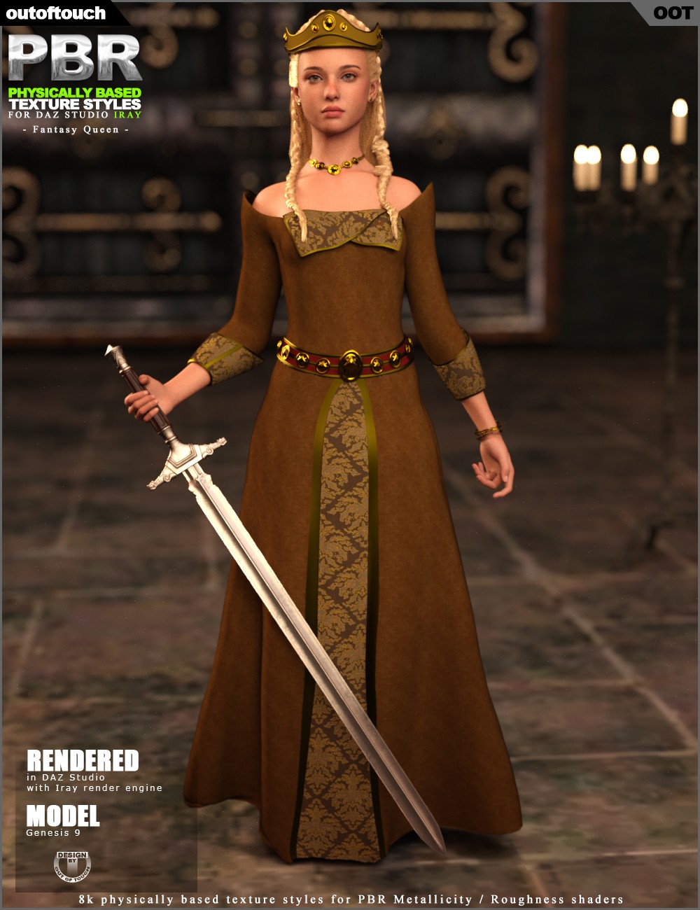 OOT PBR Texture Styles for Fantasy Queen by N/A