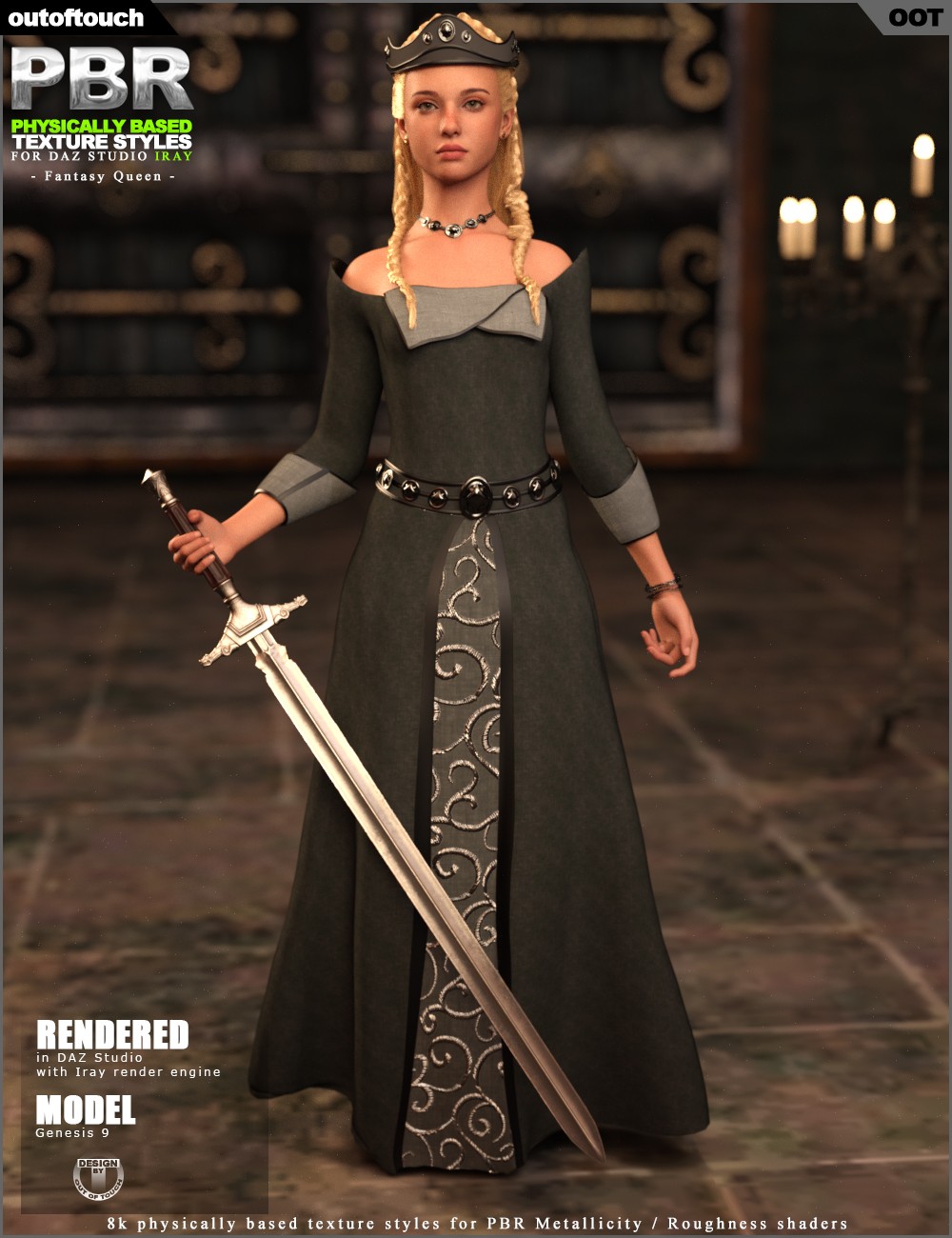 OOT PBR Texture Styles for Fantasy Queen by N/A