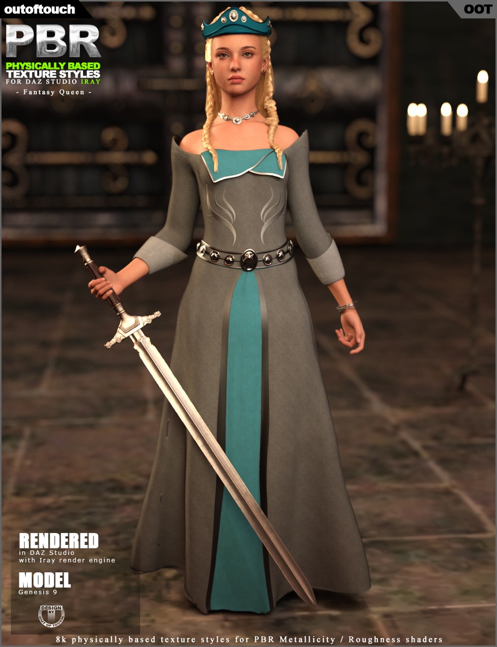 OOT PBR Texture Styles for Fantasy Queen by N/A