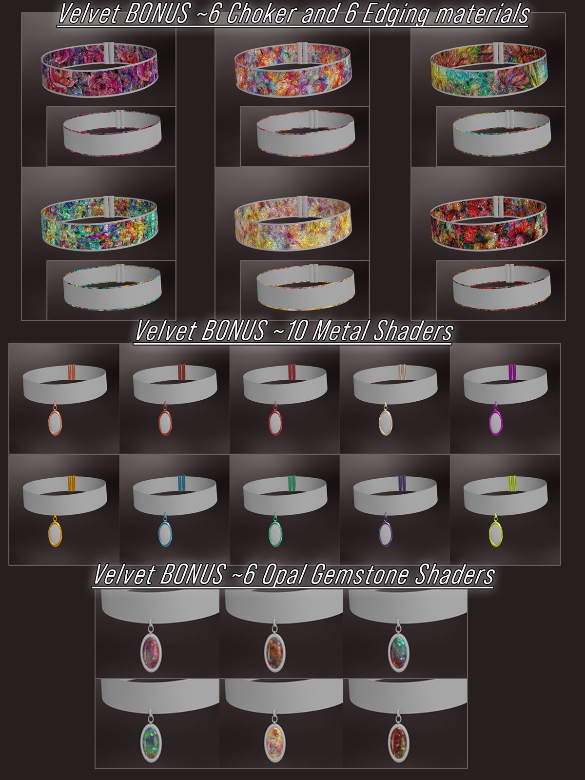 CPS-CB-TheVelvetChokerBundle by N/A