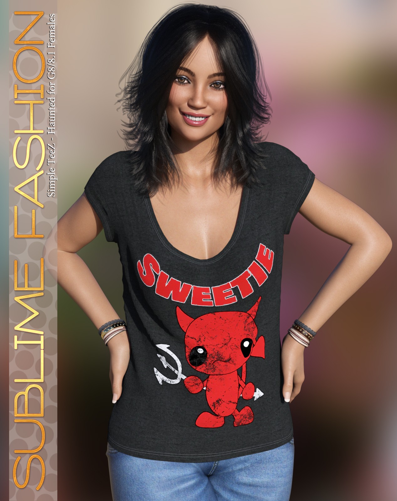 Sublime Fashion Simple TeeZ - Haunted for G8/8.1 by N/A