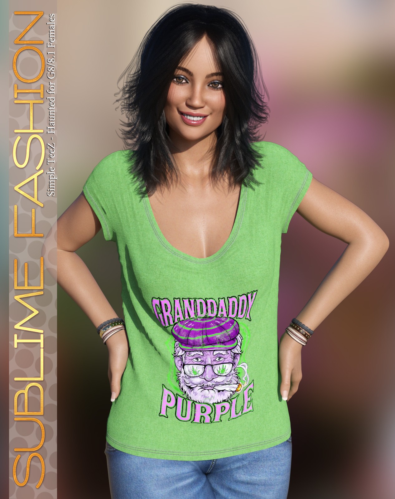 Sublime Fashion Simple TeeZ - Haunted for G8/8.1 by N/A