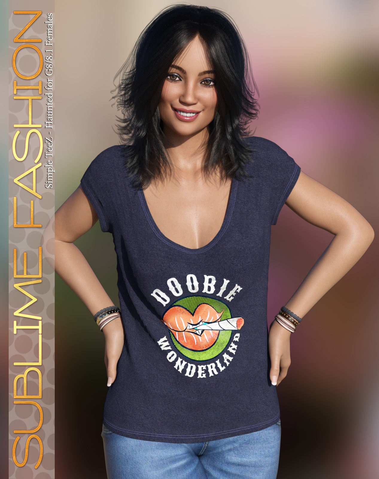 Sublime Fashion Simple TeeZ - Haunted for G8/8.1 by N/A
