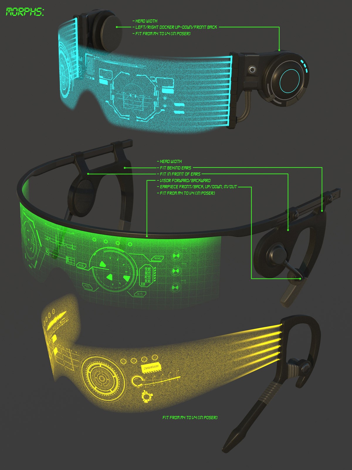 Headpiece Interfaces by N/A