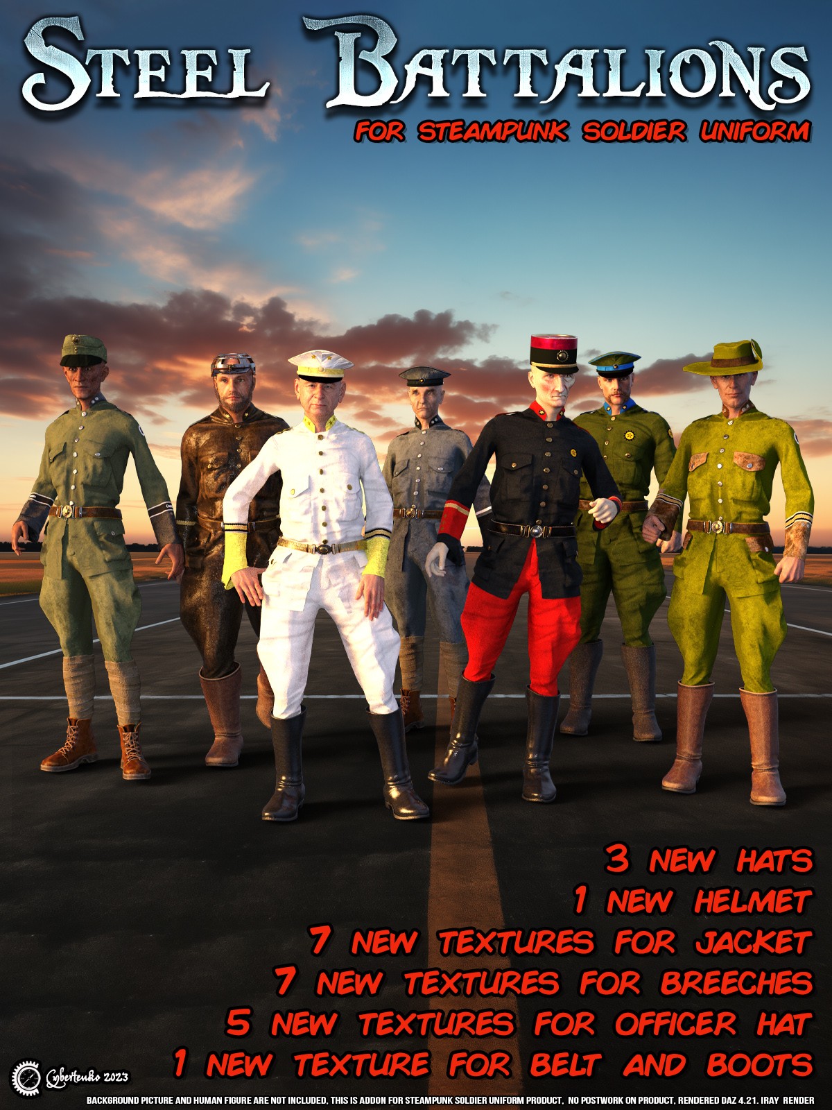 Steel Battalions for Steampunk Soldier Uniform by N/A