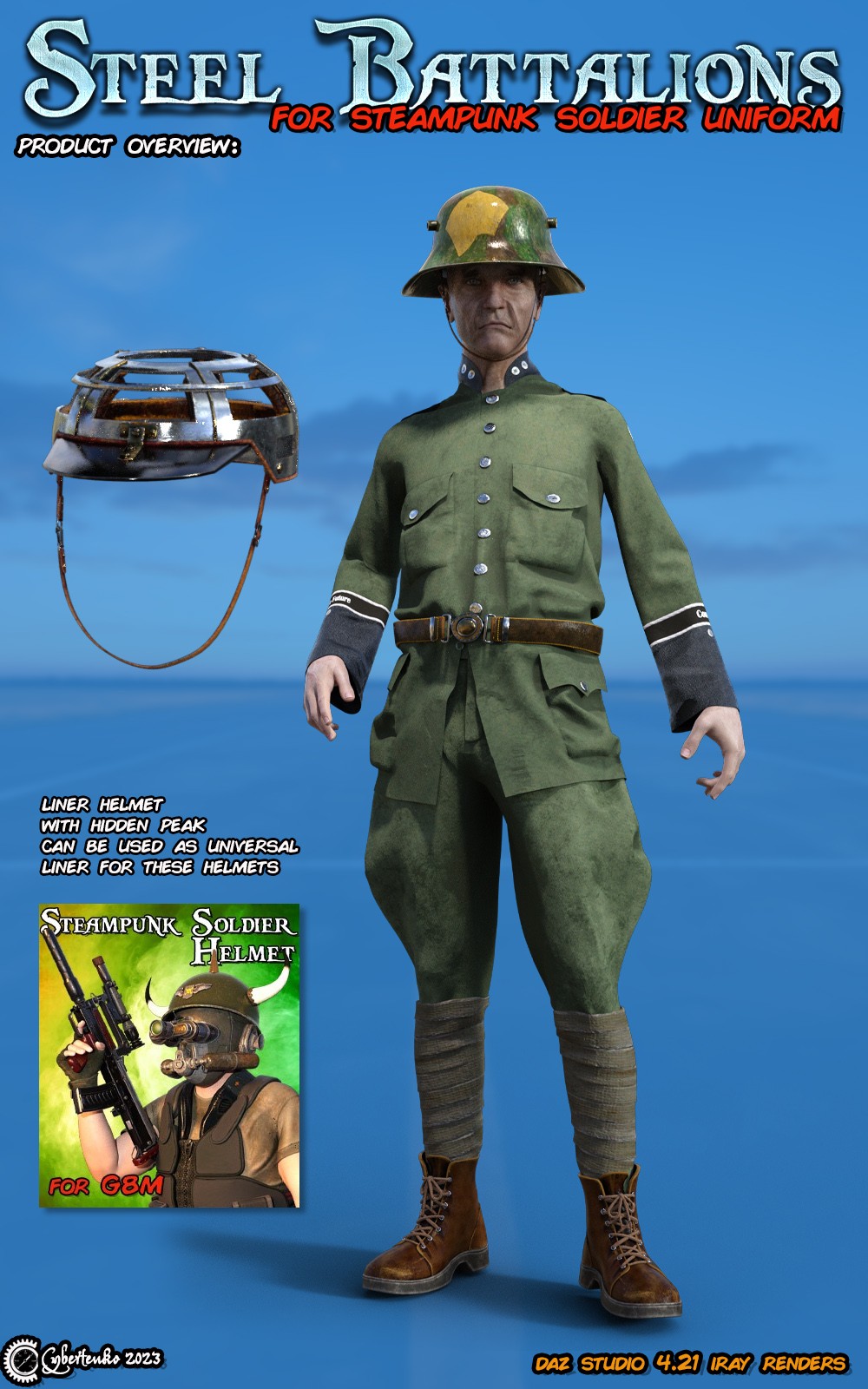 Steel Battalions for Steampunk Soldier Uniform by N/A