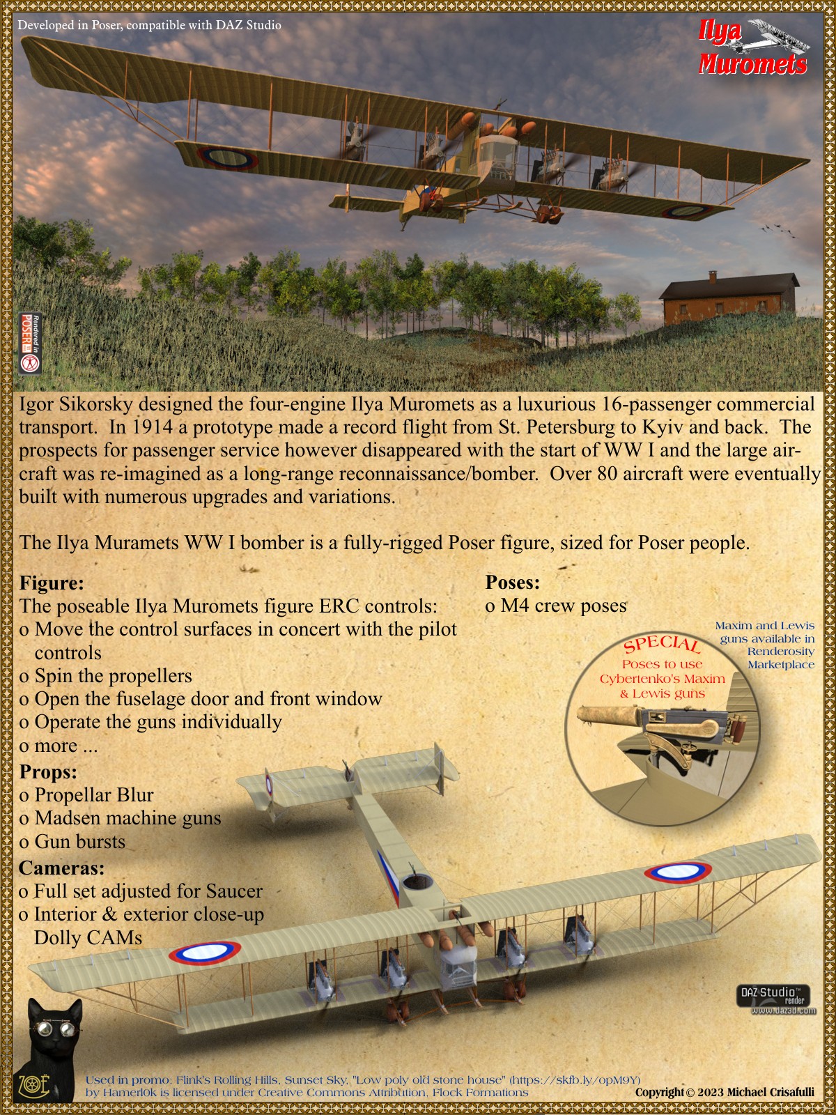 Ilya Muromets WW I Bomber by N/A
