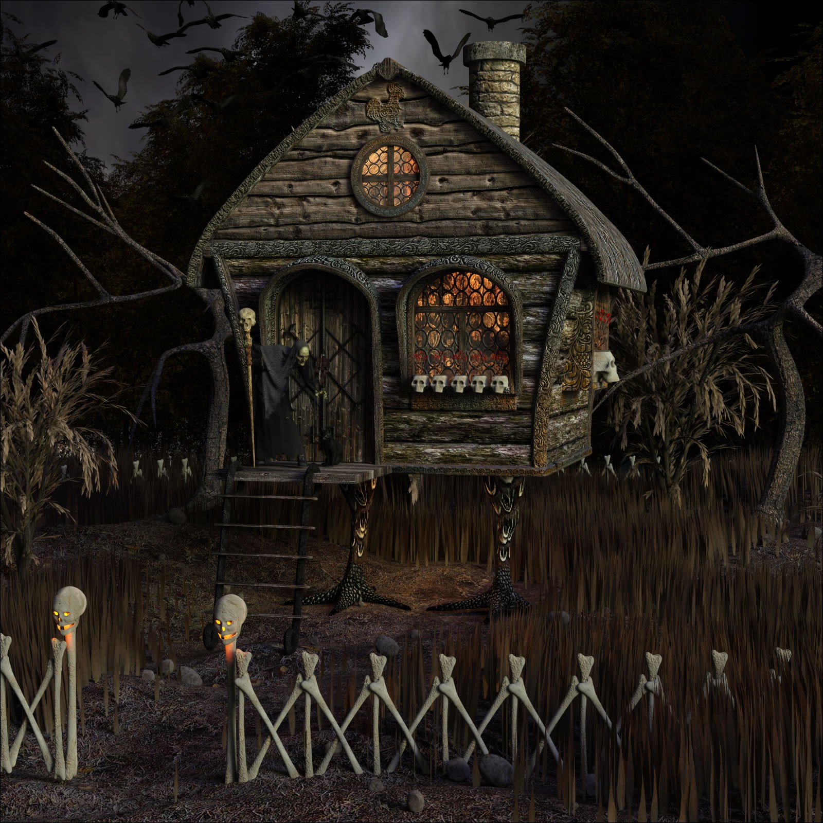 Baba Yaga's Hut by N/A