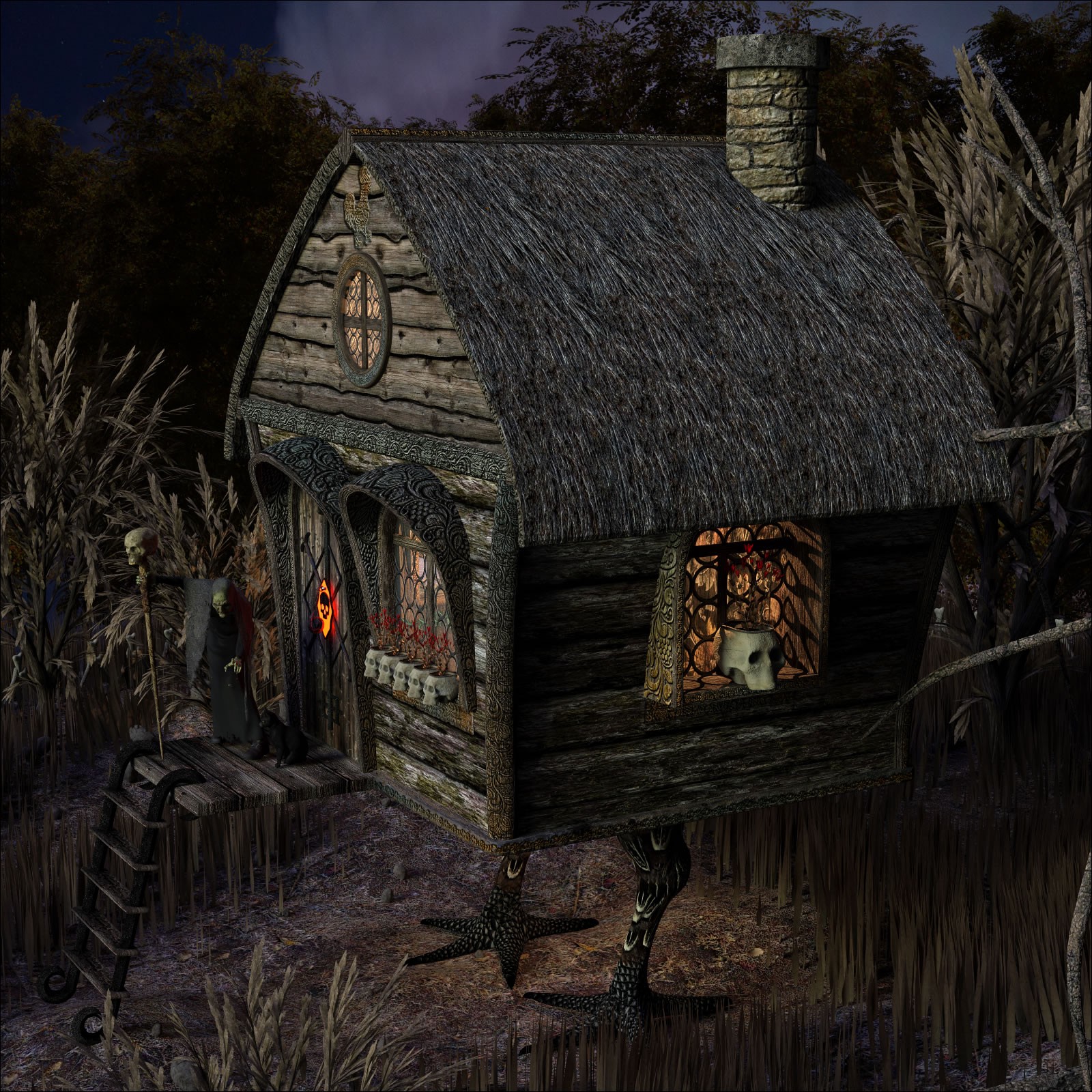 Baba Yaga's Hut by N/A
