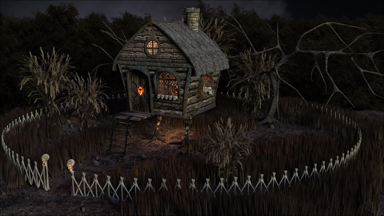 Baba Yaga's Hut by N/A