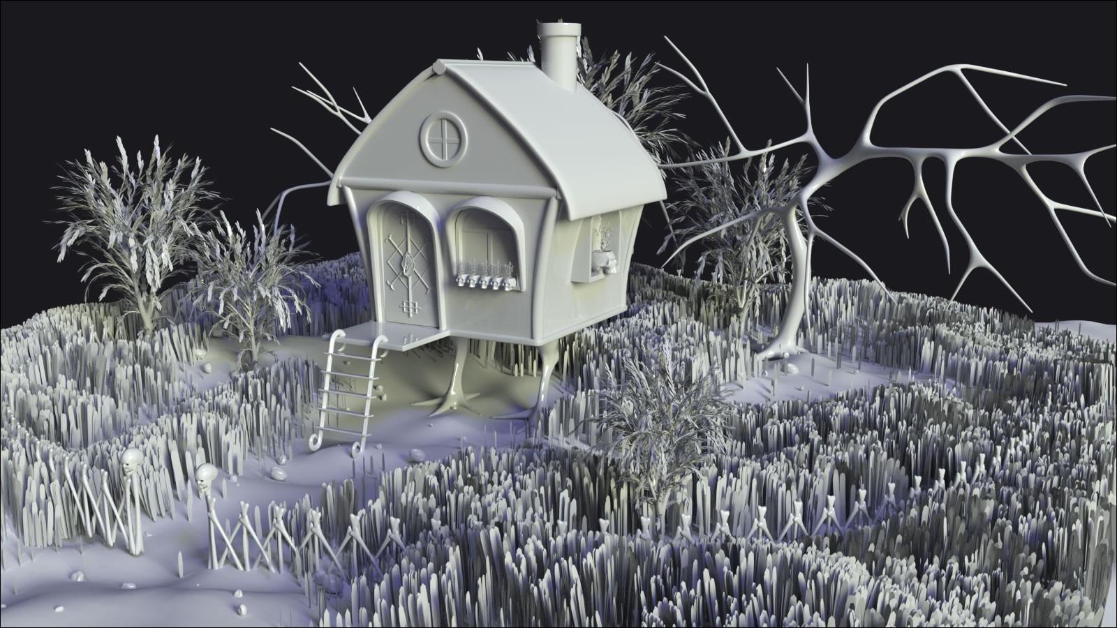 Baba Yaga's Hut by N/A