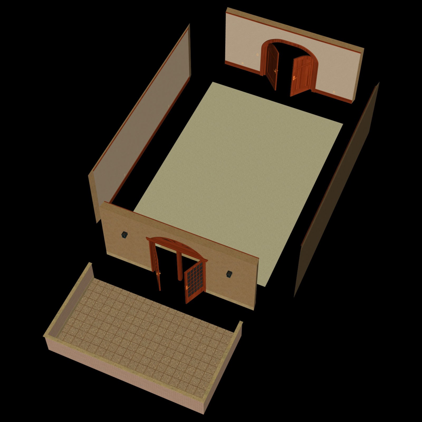 Mission-Style Bedroom Set by N/A