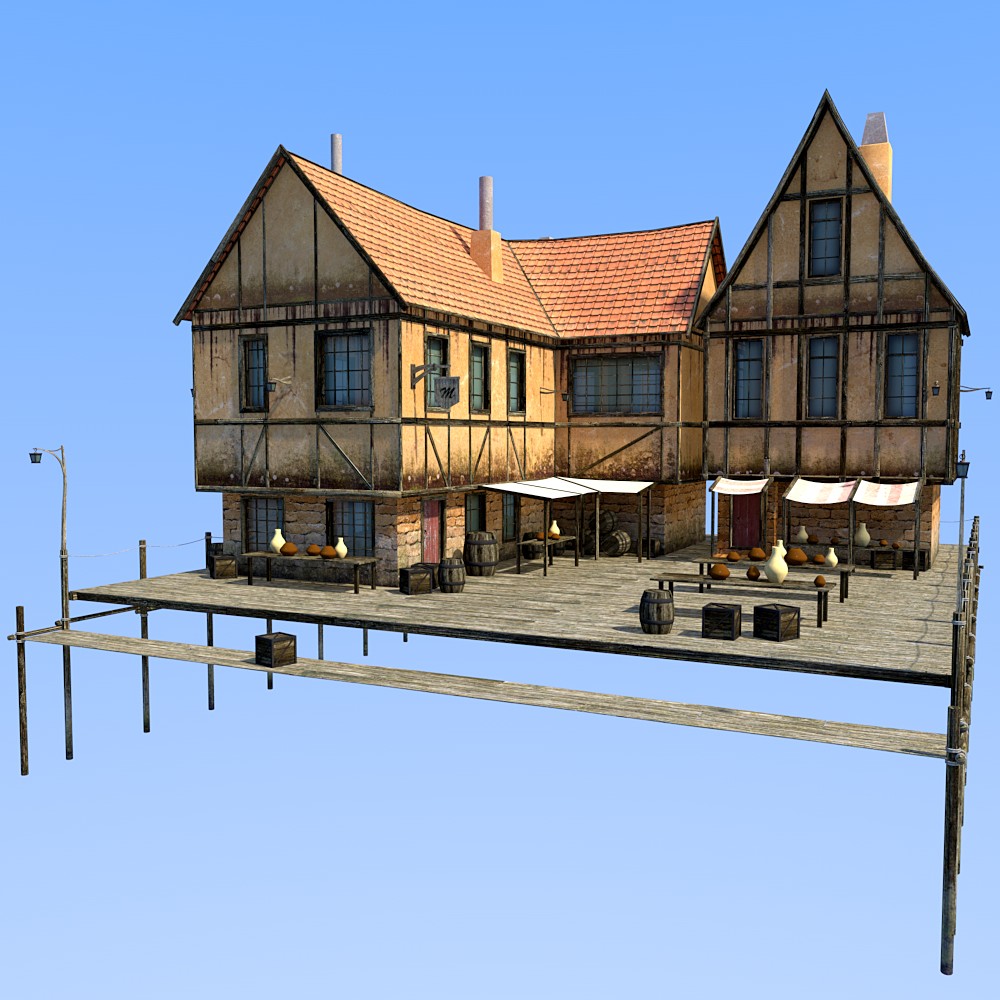 Smugglers market for Daz Studio by N/A