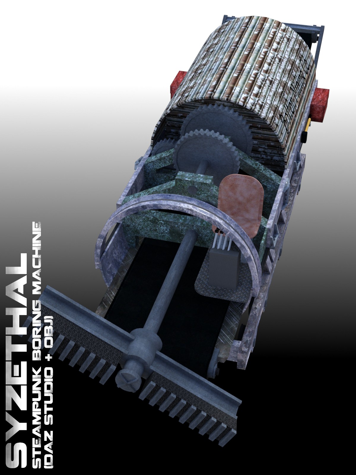 Steampunk Boring Machine by N/A