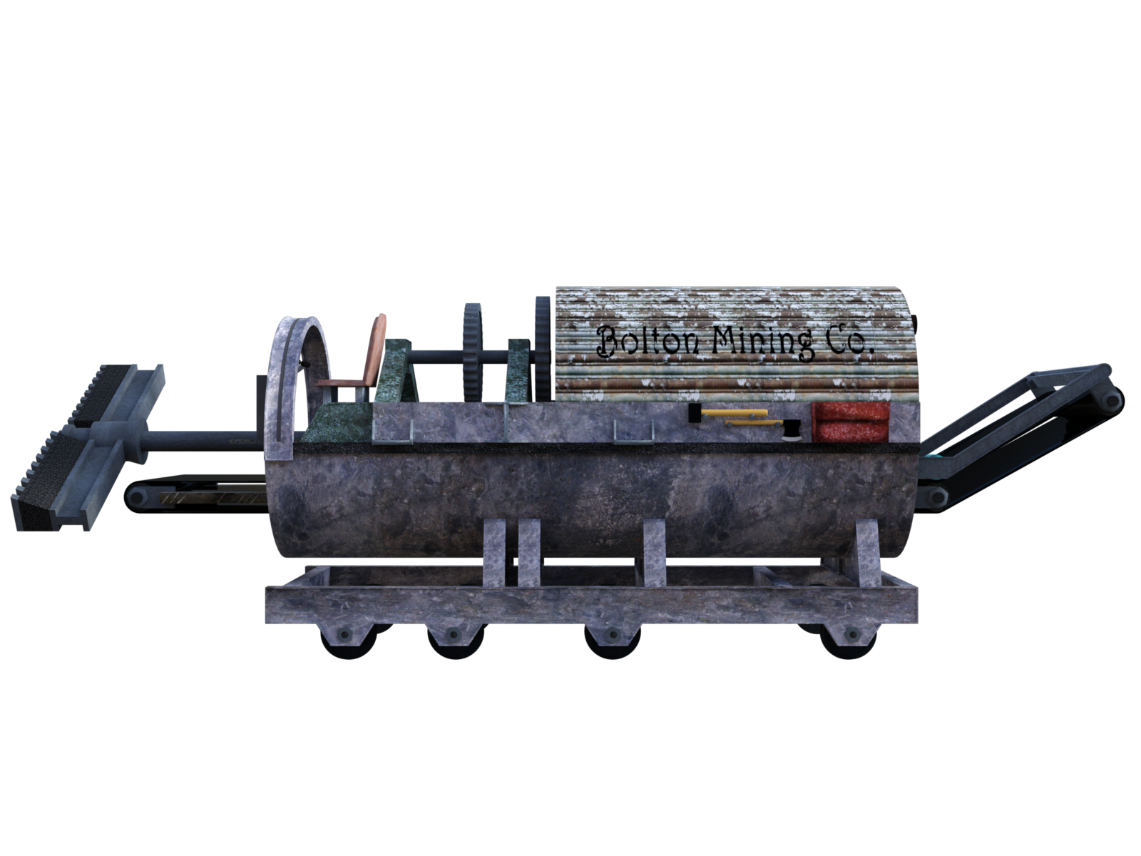 Steampunk Boring Machine by N/A