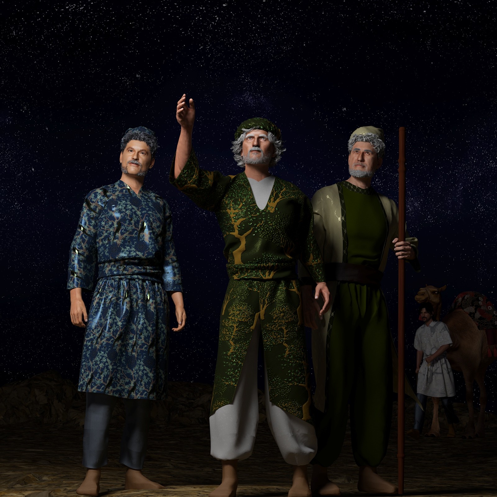 The Three Wise Men (Magi) by N/A