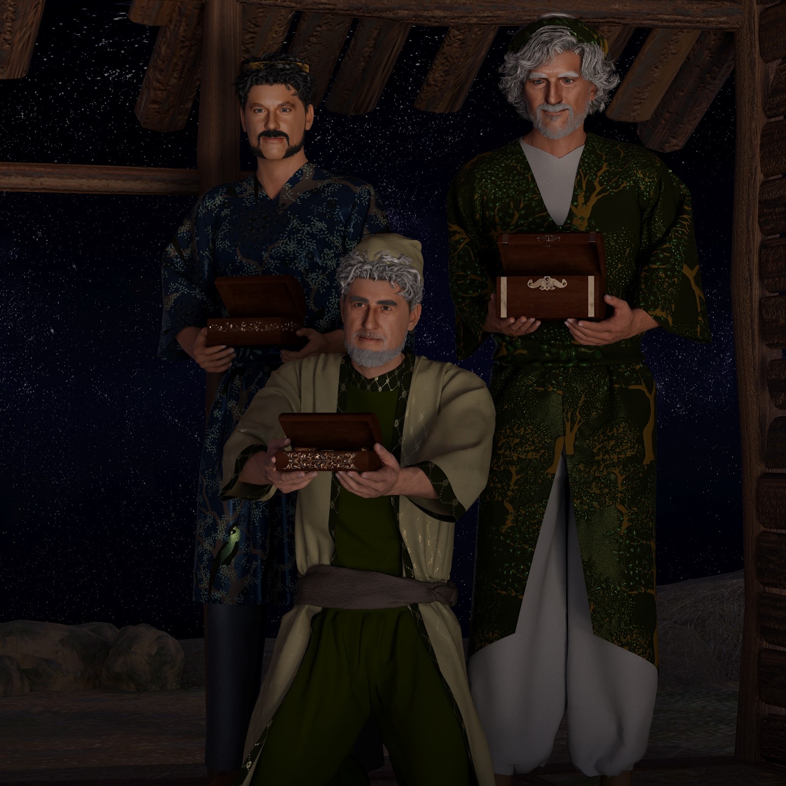 The Three Wise Men (Magi) by N/A