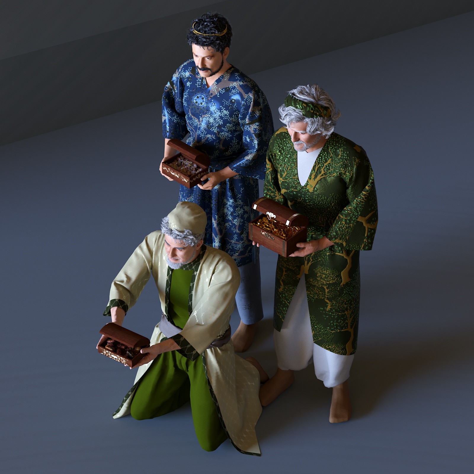 The Three Wise Men (Magi) by N/A