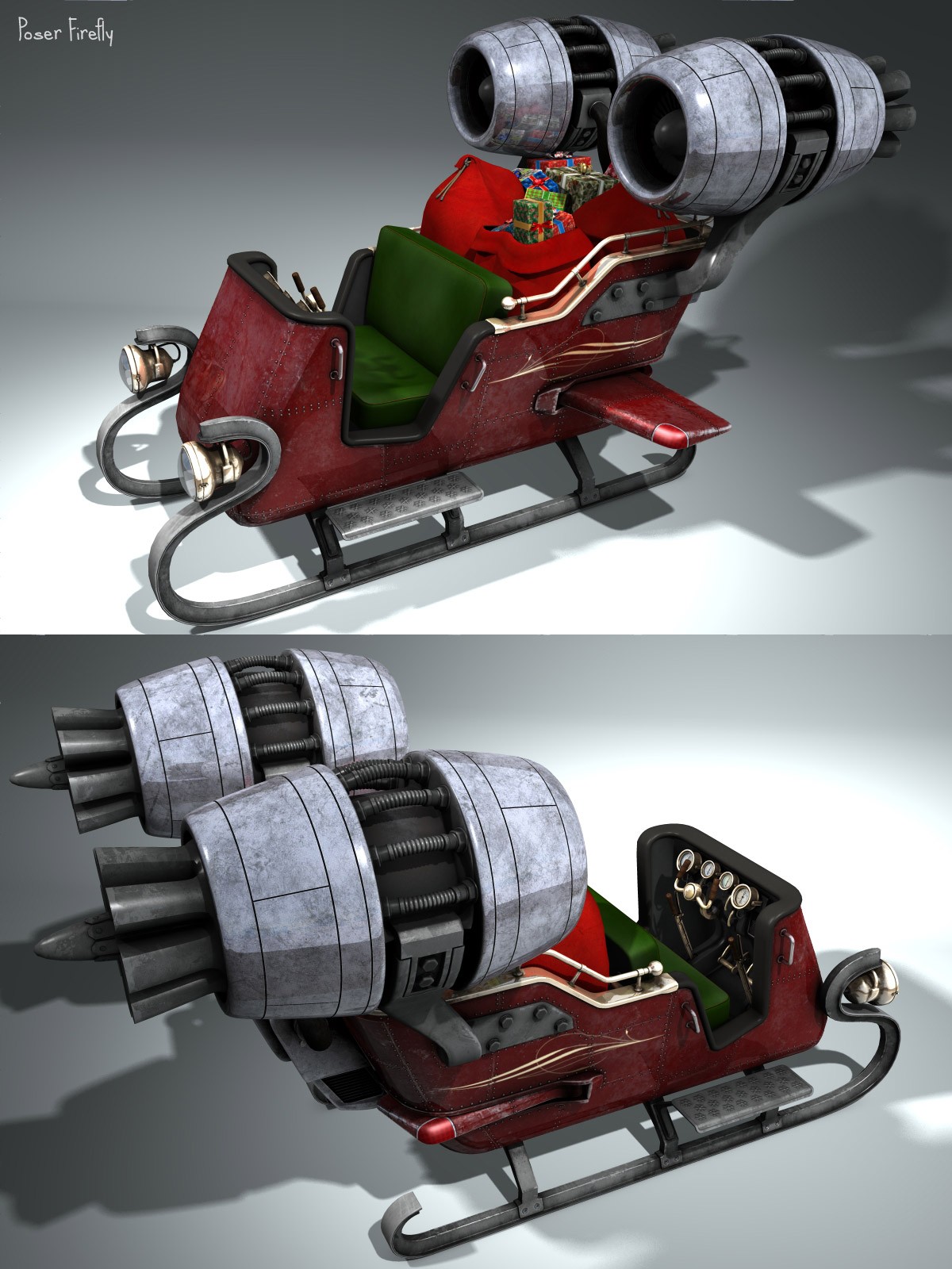 Santa's Rocket Sleigh by N/A