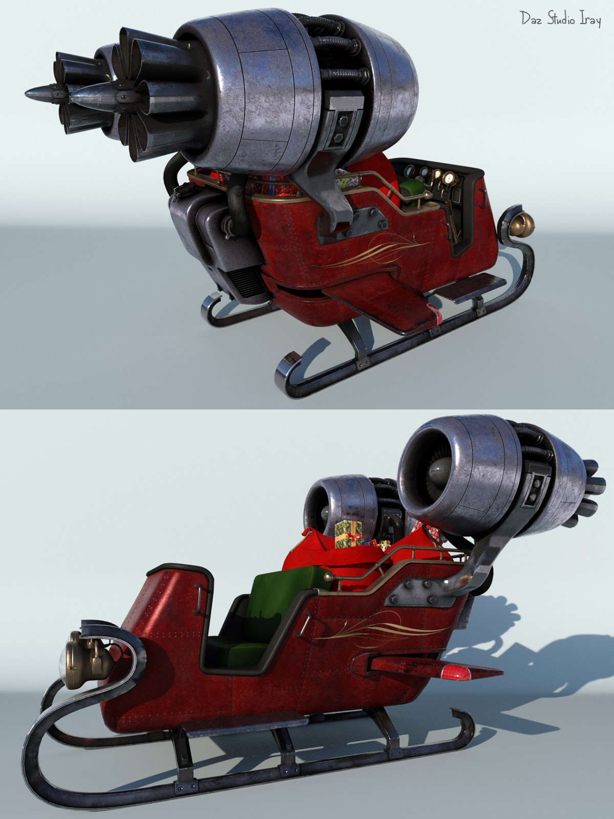 Santa's Rocket Sleigh by N/A