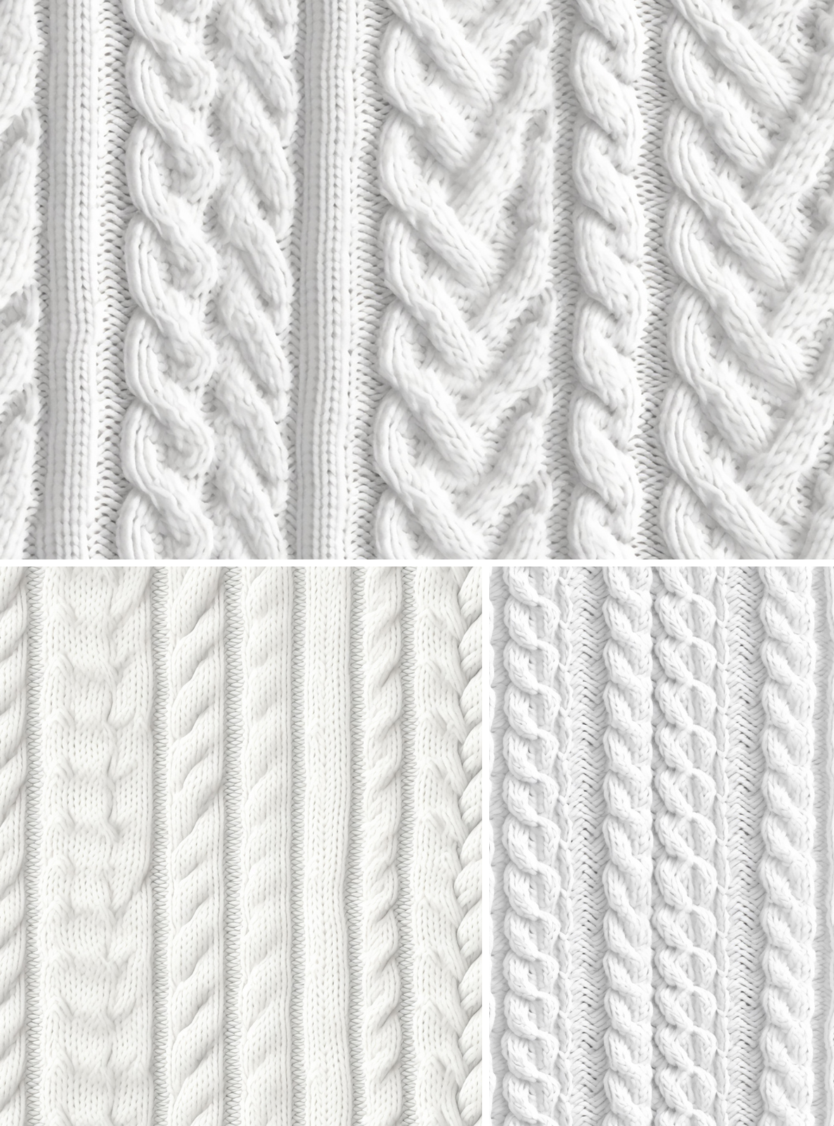 seamless knitting brown white by N/A