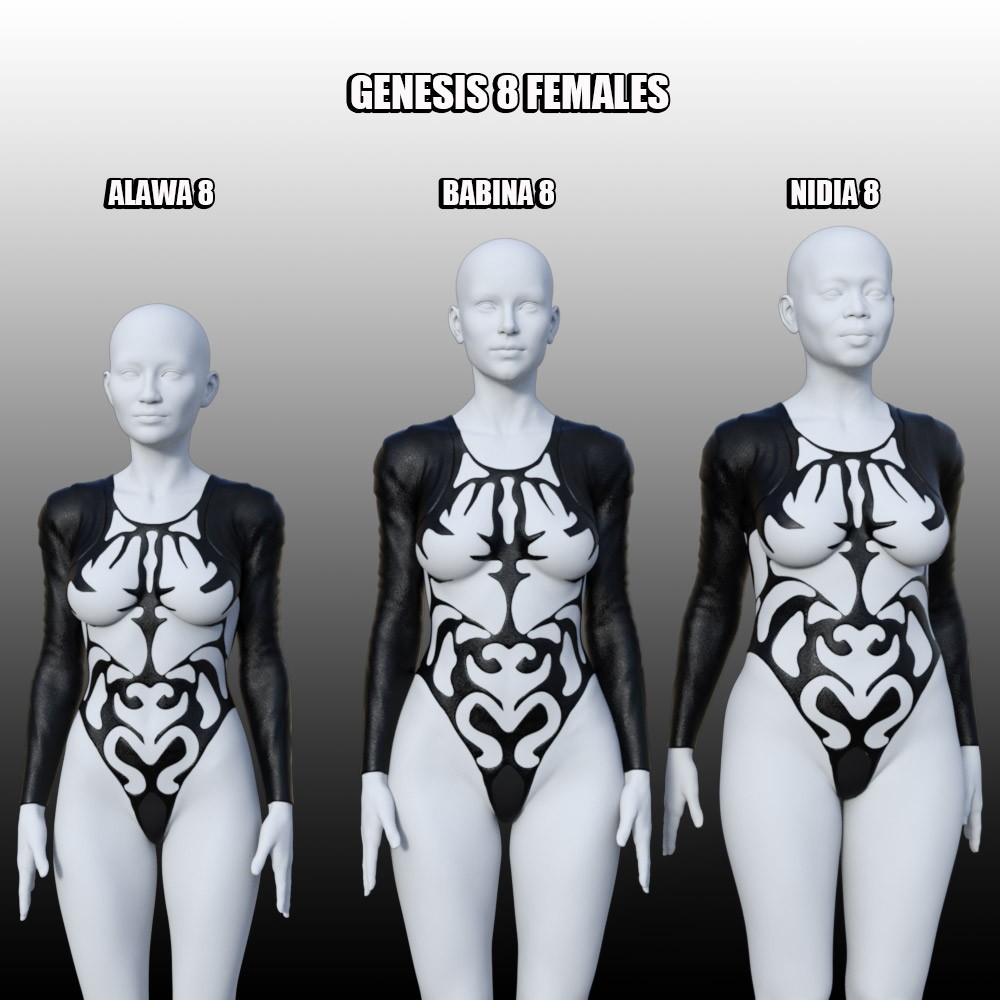 Fantasy Bodysuit III for G8F and G9 by N/A