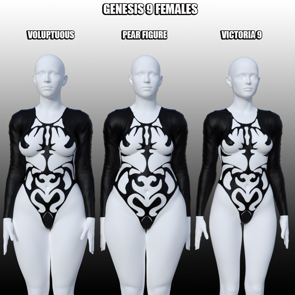 Fantasy Bodysuit III for G8F and G9 by N/A