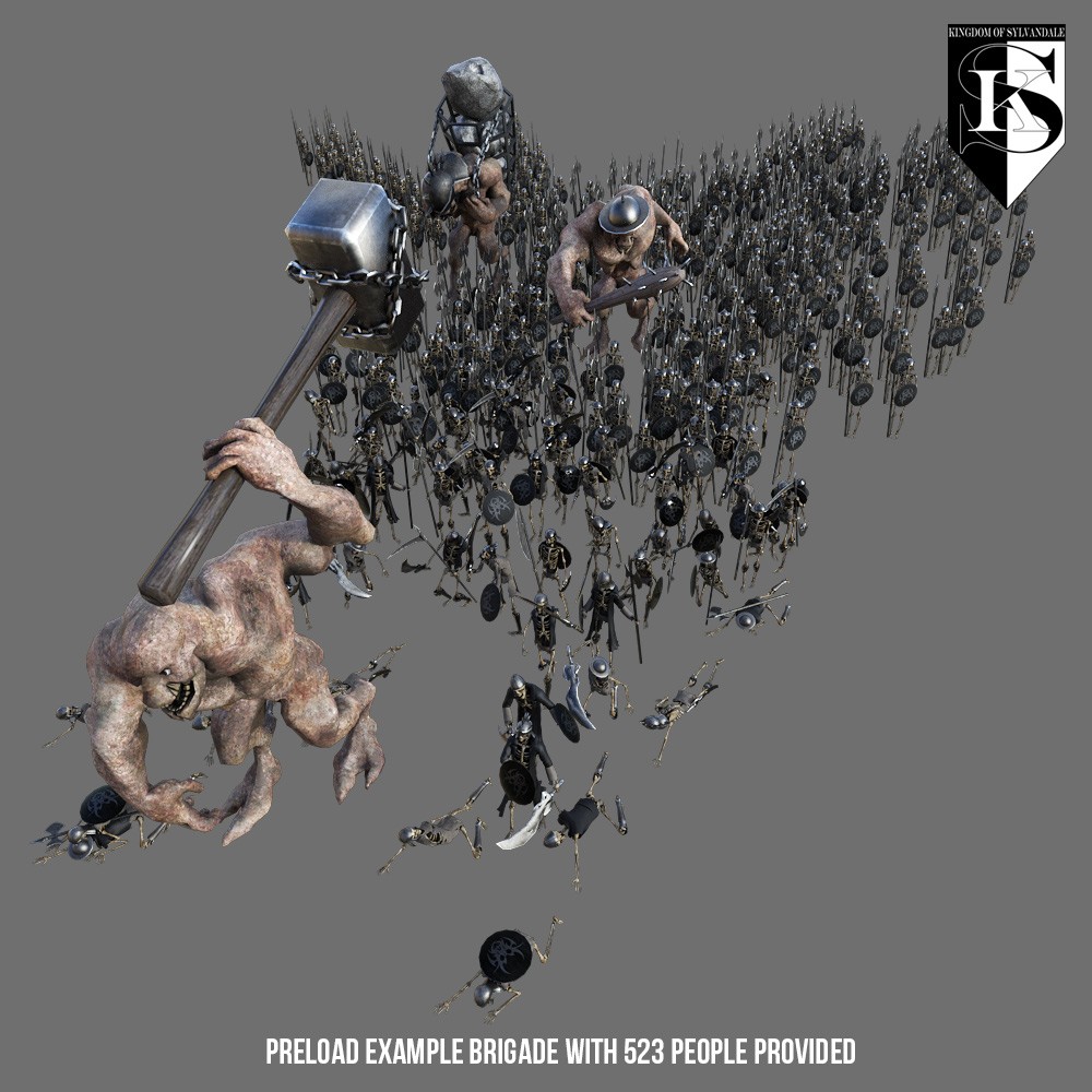 Kingdom Of Sylvandale Army Of The Dead for Daz Studio by N/A
